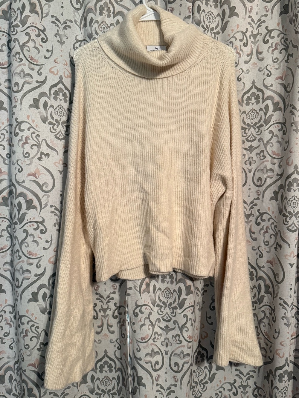 Classic Soft Cowl Neck Long Sleeve Top Casual Chic Layering Piece
